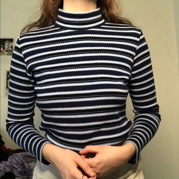 striped turtleneck - Picture 1 of 3